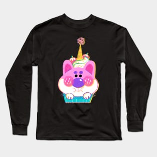 Cupcake Dog Long Sleeve T-Shirt